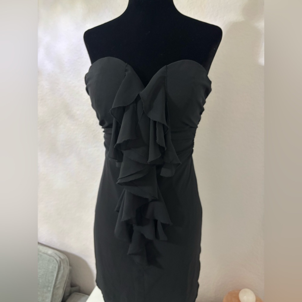 GUESS Strapless Black Mini Dress Size 3